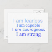 やる気を起こさせる肯定文 ポストカード (正面/裏面)