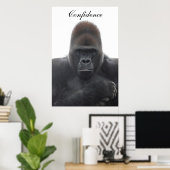 やる気を起こさせる自信 ポスター (ホームオフィス)