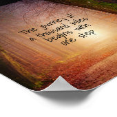 やる気を起こさせる自然ポスターzen引用文ザ・ジャーニー ポスター (角)