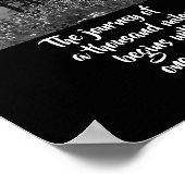 やる気を起こさせる自然ポスターzen引用文ザ・ジャーニー ポスター (角)