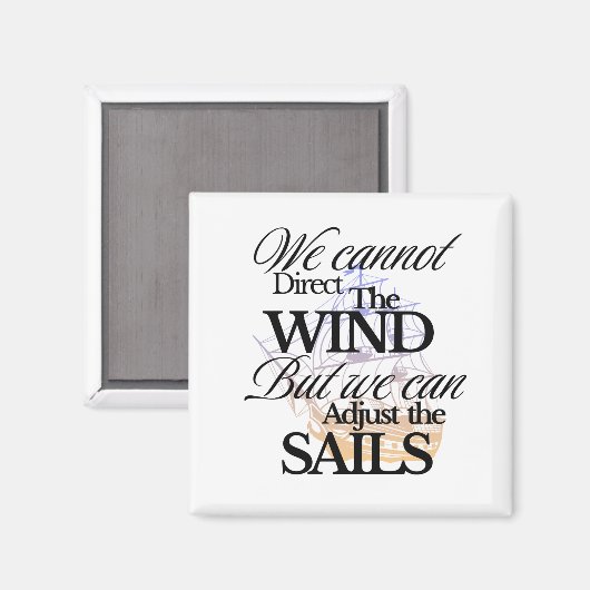 やる気を起こさせる航海の引用文 マグネット (正面/裏面)