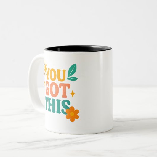 やる気を起こさせる衣服クール鮮やかインスパイア-, &s Desi ツートーンマグカップ (正面左)