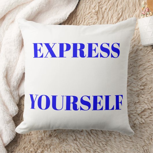 やる気を起こさせる言葉は可愛い感動的デザイン クッション (ブランケット)