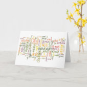 やる気を起こさせる言葉#2誕生日カード カード (黄色い花)