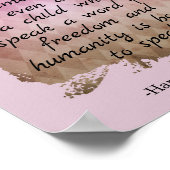 やる気を起こさせる話上引用文 ポスター (角)