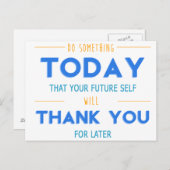 やる気を起こさせる起業家Version 1用はがき ポストカード (正面/裏面)