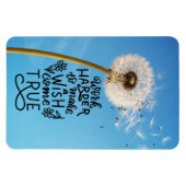 やる気を起こさせる頑張る マグネット (横)