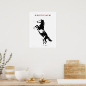 やる気を起こさせる飼育馬ポップ・アートの芸ポスター ポスター (キッチン)