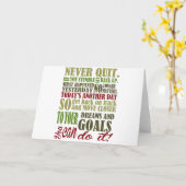 やる気を起こさせる:ありやめな カード (黄色い花)