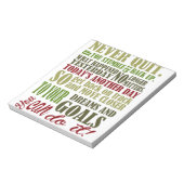 やる気を起こさせる：ありやめな ノートパッド (回転)