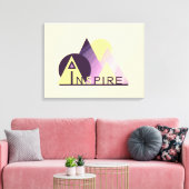 やる気を起こさせる「インスパイア24」x18インチキャンバスプリント キャンバスプリント (インサイチュ (リビング))