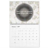 やる気を起こさせる カレンダー (2月 2027)