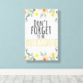 やる気を起こさせる キャンバスプリント (インサイチュ (ウッドフロア))