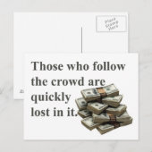 やる気を起こさせる ポストカード (正面/裏面)