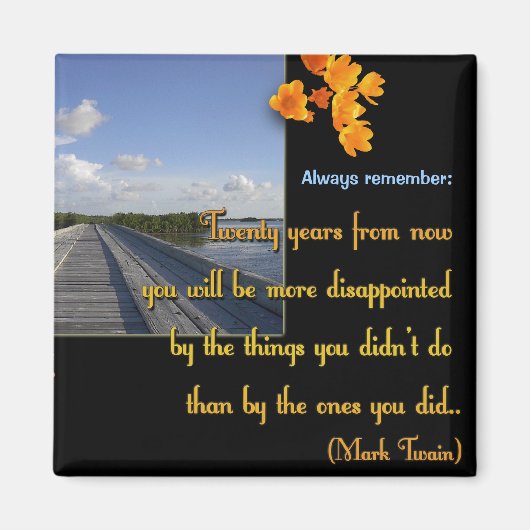 やる気を起こさせる マグネット (正面)