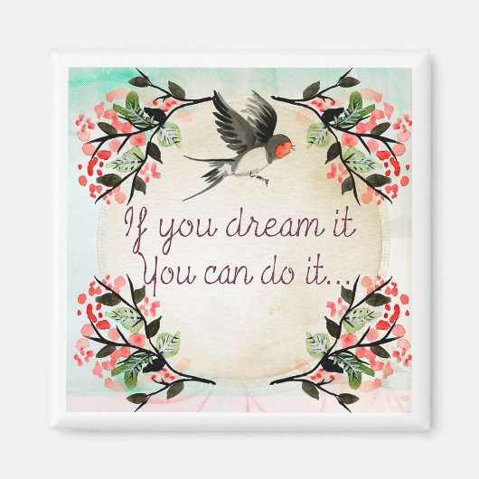 やる気を起こさせる マグネット (正面)