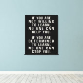 やる気を起こさせる,前向き引用文,前向きことわざ キャンバスプリント (インサイチュ (ウッドフロア))