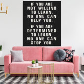 やる気を起こさせる,前向き引用文,前向きことわざ キャンバスプリント (インサイチュ (リビング))