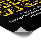 やる気を起こさせる |可能な懸命を実行 |クリスチャン ポスター (角)