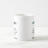 やる気を起こさせる+小さな励ましギフト コーヒーマグカップ (中央)