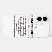 やる気を起こさせる+小さな励ましギフト Case-Mate iPhoneケース (裏面 (横))