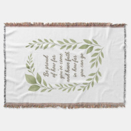 やる気を起こさせる&感動的引用文ブランケット スローブランケット