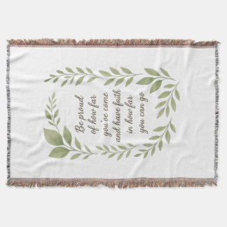 やる気を起こさせる&感動的引用文ブランケット スローブランケット