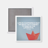 やる気を起こさせる&感動的引用文磁石 マグネット (正面/裏面)