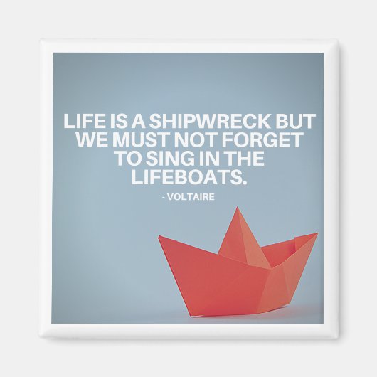 やる気を起こさせる&感動的引用文磁石 マグネット (正面)