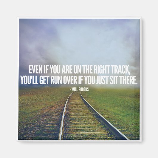 やる気を起こさせる&感動的引用文磁石 マグネット (正面)