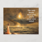 やる気を起こさせる&感動的引用文 ポストカード (正面)