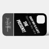 やる気を起こさせる：毎日贈り物だ！プレゼント！ Case-Mate iPhoneケース (裏面 (横))
