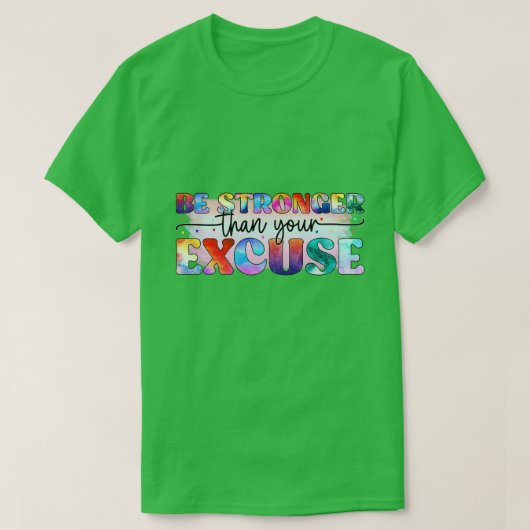 やる気を起こさせる Tシャツ (デザイン正面)