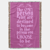 やる気を起こさせるCHOICEスローブランケット スローブランケット (正面縦)