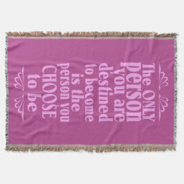 やる気を起こさせるCHOICEスローブランケット スローブランケット