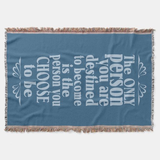 やる気を起こさせるCHOICEスローブランケット スローブランケット (正面)