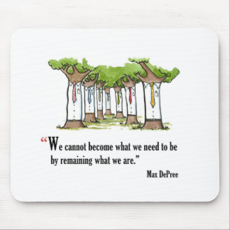 やる気を起こさせるMax DePreeによる試験引用文- マウスパッド