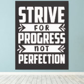 やる気を起こさせるtシャツデザイン キャンバスプリント (インサイチュ (ウッドフロア))