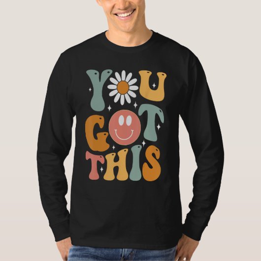 やる気を起こさせるTesting Day Shirt先生学生You Tシャツ (正面)