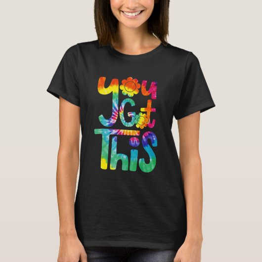 やる気を起こさせるTesting Day Shirt先生学生You Tシャツ (正面)
