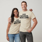 やる気アップTシャツ「議論より行動」 Tシャツ (ユニセックス)