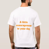 やる気チャーリー Tシャツ (裏面)