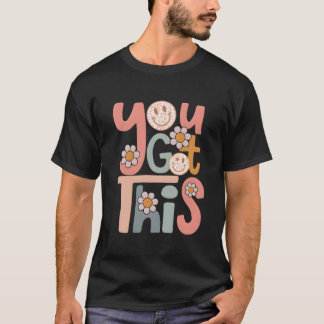 やる気テストの日先生学生あなたならできる Tシャツ