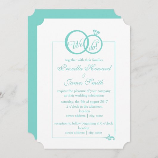 やる! 招待状 (正面/裏面)