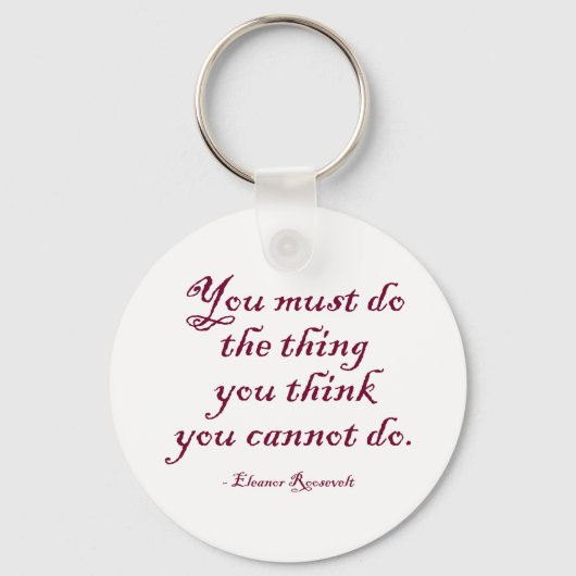 やれぬことをし考えておれ キーホルダー (正面)