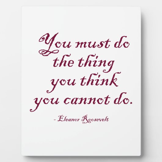 やれぬことをし考えておれ フォトプラーク (正面)