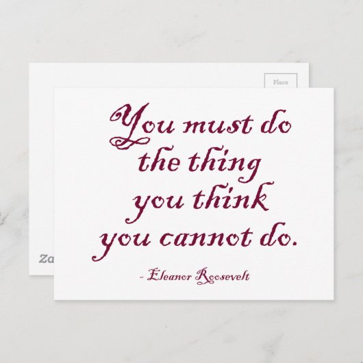 やれぬことをし考えておれ ポストカード (正面/裏面)