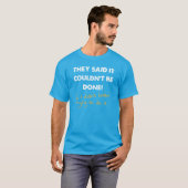 やればできるのにやらなかった面白Tシャツ Tシャツ (正面フル)