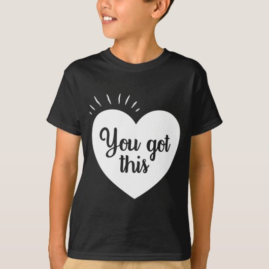 やればできる - やる気を引き出す先生 Tシャツ (正面)