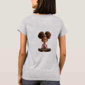 やればできる ウィメンズTシャツ – モチベーション ヨガI Tシャツ (裏面)